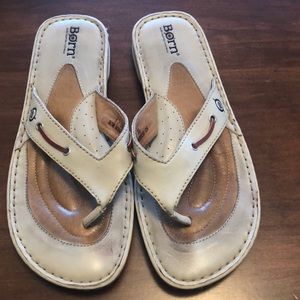 Born Leather sandals. Good condition size 8